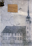 drawing of fourth meeting house