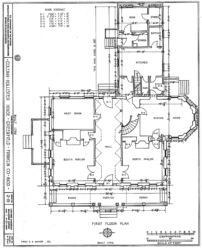 floorplan of first floor.