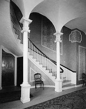 Photo of circular staircase.