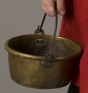 small brass kettle