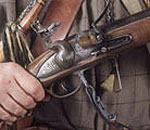 close up of gun stock