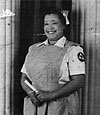 Ruth Loving in her Red Cross uniform